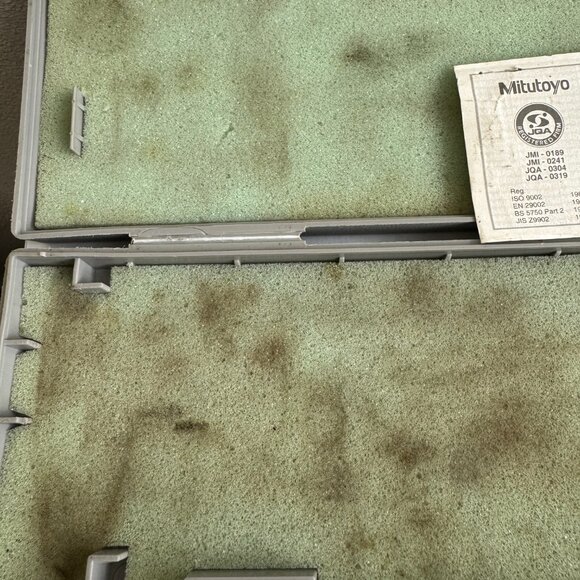 Mitutoyo CD-6"BS Digital Caliper 6" w/ Case & Certificate – For Parts Japan - Picture 9 of 12